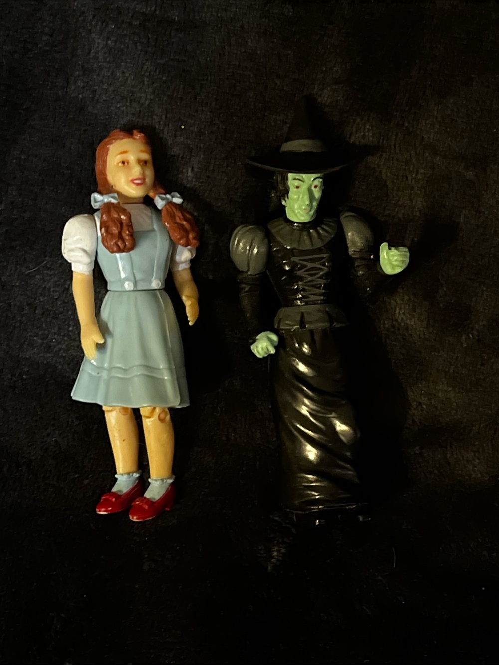 MGM 1988 Wizard of Oz Dorothy and Wicked Witch dolls